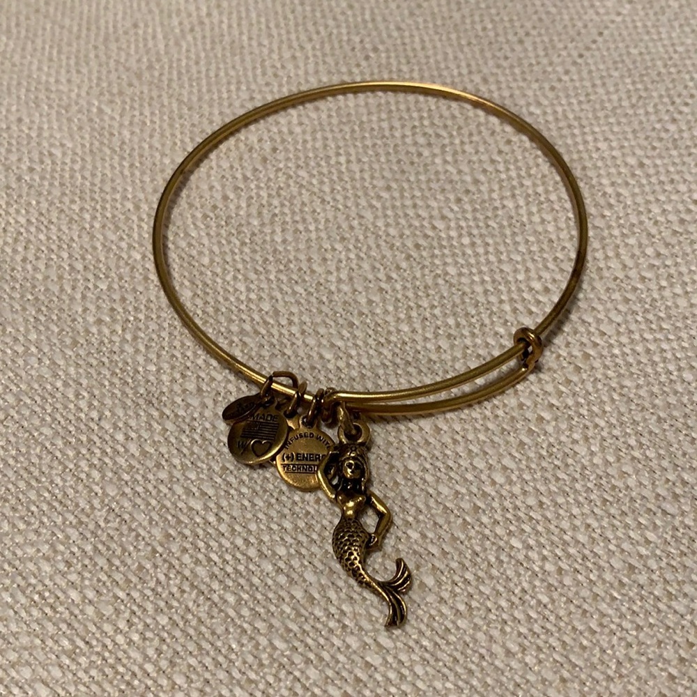 Alex and Ani Gold Mermaid Bracelet